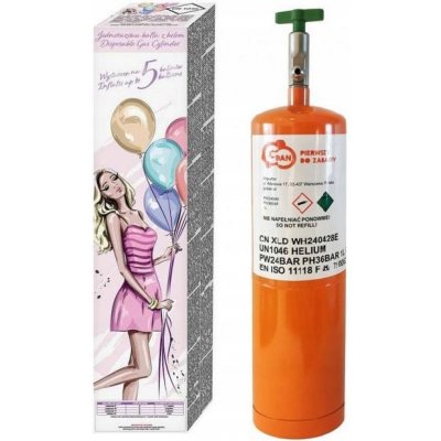 Godan Helium na 5 balonků H05 35 litrů – Sleviste.cz