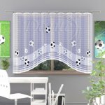 Dětská záclona GÓL oblouk - 150 x 300 cm – Hledejceny.cz