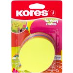 Kores Neonové bločky 70x70mm tvar bubliny / 250 lístků, mix 5 barev (48707) – Hledejceny.cz