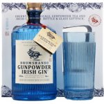 Drumshanbo Gunpowder 43% 0,7 l (dárkové balení 1 sklenice) – Zboží Dáma