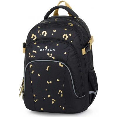 Oxybag batoh SCOOLER MAGNOLIA černá žlutá – Zboží Dáma