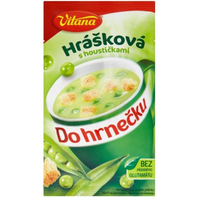 Vitana Do Hrnečku Instantní hrášková polévka s houstičkami 27g