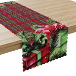 Mybesthome Vánoční ubrus běhoun CHRISTMAS GIFT 38x140 cm – Zboží Mobilmania