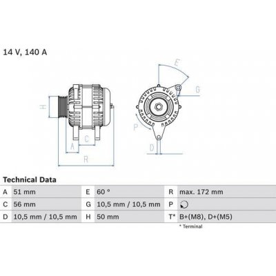 Alternátor BOSCH 0 986 046 230 – Zbozi.Blesk.cz