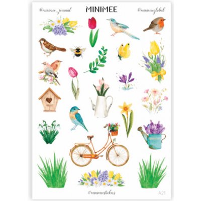 Samolepky MINIMEE - Ahoj jaro – Sleviste.cz