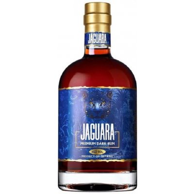Jaguara Premium Dark Rum 40% 0,7 l (holá láhev) – Zboží Dáma