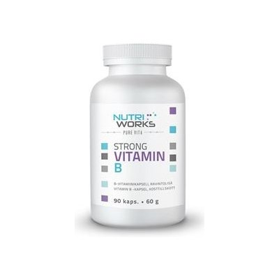 NutriWorks Strong Vitamin B 90 kapslí (Silný vitamín B)