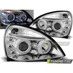 Tuning-Tec Přední čirá světla Renault Clio II (2001 - 2005) - chromované - Angel Eyes – Hledejceny.cz