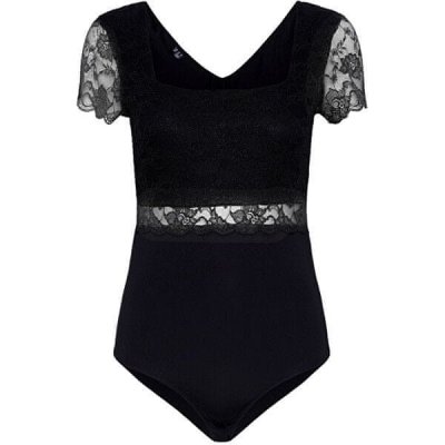 Pieces dámské body PCSICCA 17133928 Black – Zboží Dáma