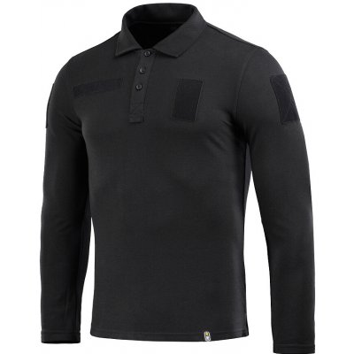 Polokošile M-Tac Long Polo 65/35 černá – Zboží Mobilmania