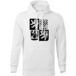 WARAGOD mikina s kapucí český velký znak bílá – Hledejceny.cz