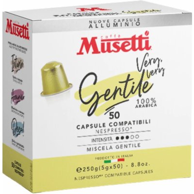 Musetti Gentile ALU kapsle do Nespresso 50 kusů – Zboží Mobilmania