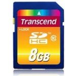 Transcend SDHC 8 GB Class 10 TS8GSDHC10 – Zbozi.Blesk.cz