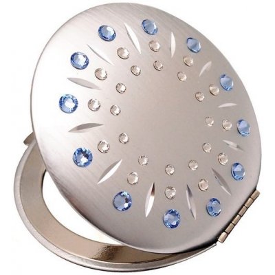 Elenpipe EL-01.21 Light Sapphire kosmetické kapesní zrcátko se Swarovski Elements Sun modré – Hledejceny.cz