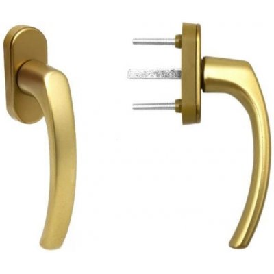 Blaugelb Okenní klika FGS 1758 45°, trn 32mm, včetně šroubů, F4 starobronz – Sleviste.cz