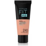 Maybelline Fit Me! Matte+Poreless matující make-up pro normální a mastnou pleť 245 30 ml – Zboží Mobilmania