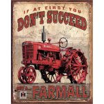 Plechová cedule Farmall Succeed 40 cm x 32 cm – Zboží Dáma