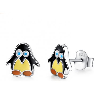 Nubis dětské stříbrné tučňáčci DN-0018