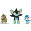 Figurka Orbico Pokémon akční Axew Luxio Piplup