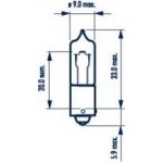 Narva 68191 H21W BAY9S 12V 21W