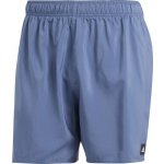 adidas plavecké šortky Solid CLX Short-Length bílo modré – Zboží Dáma