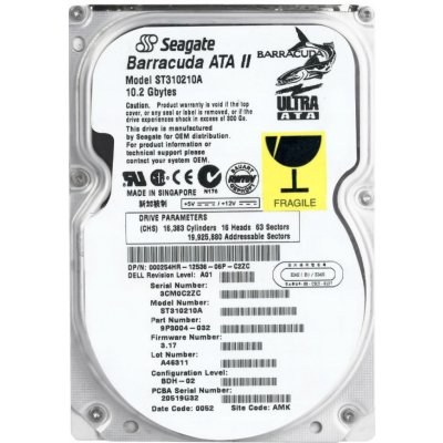 Seagate 10,20 PATA IDE/ATA 3,5", ST310210A – Sleviste.cz