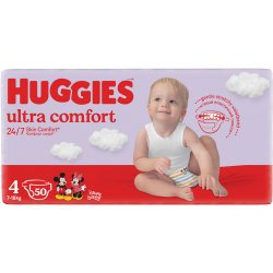 Huggies Little Movers 4 7 - 18 kg 50 ks