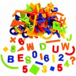 Inlea4Fun magnetická písmena a čísla 128 ks – Zboží Mobilmania