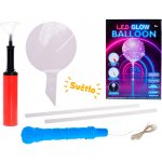 Mikrotrading Glow nafukovací balónek na baterie s LED světlem v krabičce – Zboží Dáma