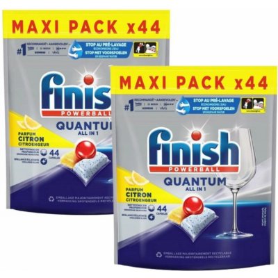 Finish Quantum All in 1 kapsle do myčky nádobí Lemon Sparkle 44 ks – HobbyKompas.cz