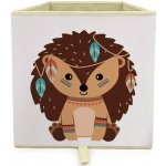 Dream Creations Látkový box ježek indián 33 x 33 x 37 cm – Zboží Dáma