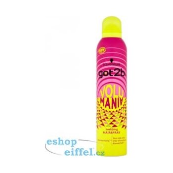 got2b Volumania lak na vlasy pro objem Dramatic Hold 4 (Bodifying Hairspray) 300 ml