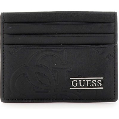 Guess Pánská kožená dokladovka SMBOMGLEA25-BLA – Zboží Mobilmania