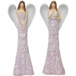 Anděl Flo starorůžový balení 2 ks 31,5 cm mix druhů – Hledejceny.cz