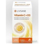 Livsane vitamín C + D3 žvýkací tablety 90 ks – Hledejceny.cz