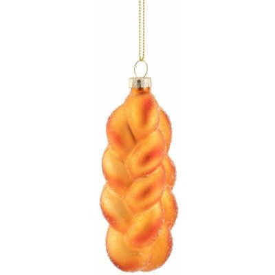 Sass & Belle Plait Bread vánoční ozdoba hnědá – Hledejceny.cz