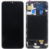 LCD displej k mobilnímu telefonu LCD Displej + Dotyk + Rám Samsung Galaxy A50