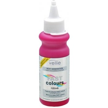 Vellie Fast Colours gelová barva na vlasy růžová 80 ml