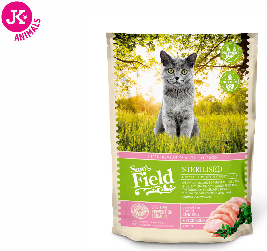 Sam\'s Field Cat Sterilised superprémiové granule 400 g