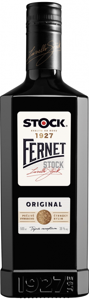 Fernet Stock Original nová lahev 38% 0,5 l (holá láhev)