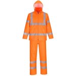 Portwest H448 Hi-Vis Packaway Oblek do deště reflexní oranžový S – Sleviste.cz