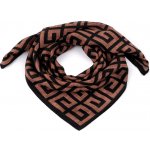 šátek 2 modrá jeans béžová světlá – Zboží Dáma