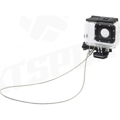 ROLLIN jistící lanko pro kamery GoPro se šroubem - stříbrný GO_4622 – Zboží Živě