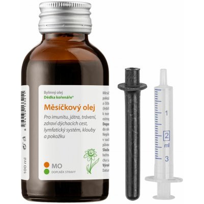 Dědek kořenář Balíček Měsíčkový olej s násadcem a injekcí MO 100 ml – Hledejceny.cz