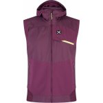 Montura Altai Hooded Vest Wine Red/Sunny Lime – Zboží Mobilmania