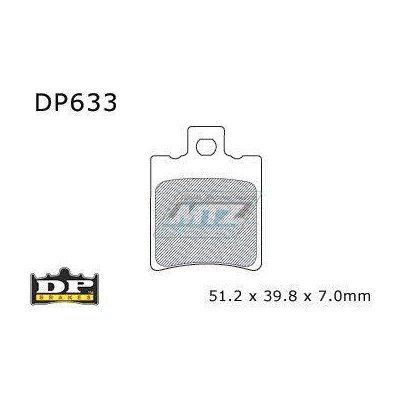 Destičky brzdové DP Brakes DP633 - směs Premium OEM Sinter (dp633) DP633