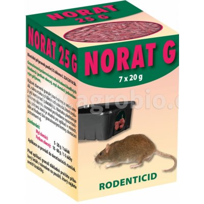 Nohel Norat 25 granule 140 g – Zbozi.Blesk.cz