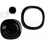 PROHOME Talířová sada černobílá 18 ks – Zboží Mobilmania