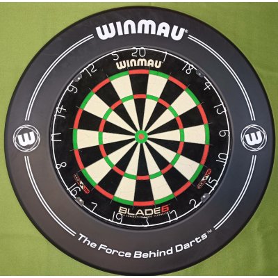 Winmau set DOUBLE - terč Blade 6 + okruží Black Print – Hledejceny.cz