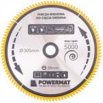 Vidlicový kotouč na dřevo Powermat 305x30 mm – Zboží Dáma